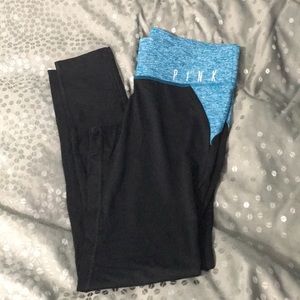 NWOT Pink Victoria’s Secret Yoga Leggings